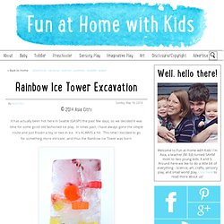 Rainbow Ice Tower Excavation