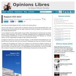 Rapport CES 2014