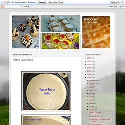 Pâte a Tourte Salée