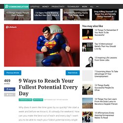 9 Ways to Reach Your Fullest Potential
