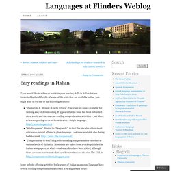 Languages at Flinders Weblog