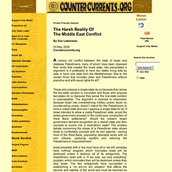 The Harsh Reality Of The Middle East Conflict By Dan Lieberman