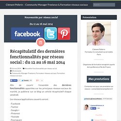 du 12 au 16 mai 2014