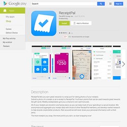 ReceiptPal (#2 Favorite)