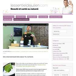 Recette slow cosmétique de crème hydratante pour tous