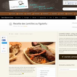 Recette des Lentilles au figatellu