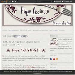 recettes de chefs - Pique - Assiette