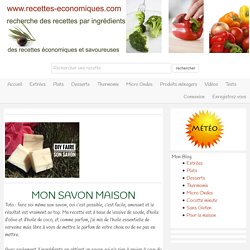 mon savon maison - recettes de cuisine avec Thermomix ou pas
