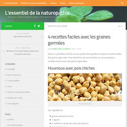 Recettes graines germées