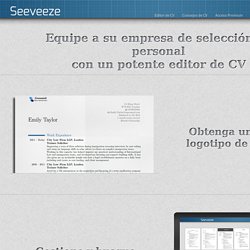 escribir un curriculum vitae en línea