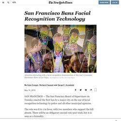 San Francisco Bans Facial Recognition Technology