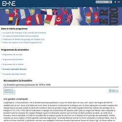 Reconnaître la frontière
