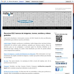 Recursos ele: bancos de imágenes, iconos, sonidos y vídeos gratuitos