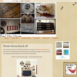 Theatre Room Knock-off