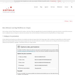 Bien référencer son blog WordPress en 3 étapes