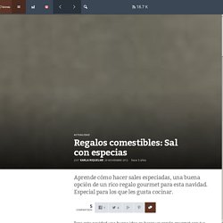 Regalos comestibles: Sal con especias