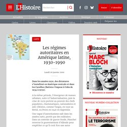 Les régimes autoritaires en Amérique latine, 1930-1990