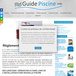 Réglementation piscine hors-sol 2019 - Guide-piscine.info