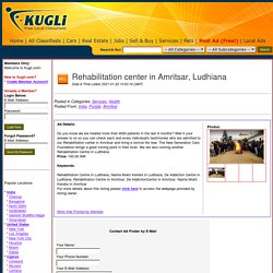 Rehabilitation center in Amritsar, Ludhiana - Health, Services - Amritsar, Punjab, India - Kugli.com