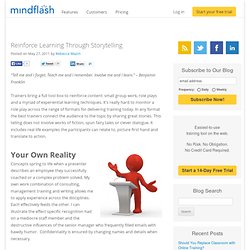 Reinforce Learning Through Storytelling