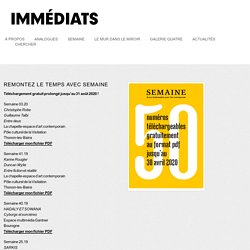 Remontez le temps avec Semaine