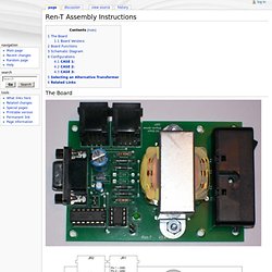 Ren-T Assembly Instructions - doityourselfchristmas.com