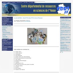 Les énergies renouvelables (cycle 3) - [Centre Départemental de Ressources en Sciences de l'YONNE]