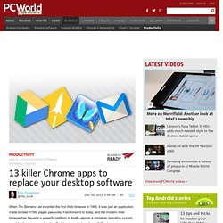 13 killer Chrome apps to replace your desktop software