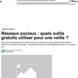 Réseaux sociaux : quels outils gratuits utiliser pour une veille ?