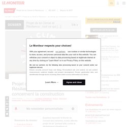 Projet de loi Climat et Résilience : les articles qui concernent la construction