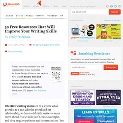 50 Free Resources That Will Improve Your Writing Skills