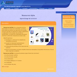Ressources Alpha: JONAS FORMATION