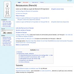 Ressources (french) - MoiWiki