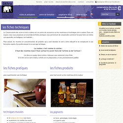 Les fiches techniques