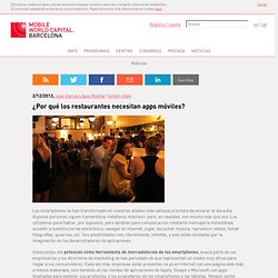 ¿Por qué los restaurantes necesitan apps móviles?