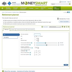 Retirement planner