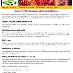 Review { Top 14 } Nhà cái uy tín - Tiêu chí để lựa chọn Nhà Cái uy tín