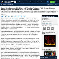 Brand New Reviews of Multi Award Winning Platinum PADI Course Director Holly Macleod and the PADI ID