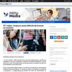 TV / video : toujours aussi difficile de trouver un contenu