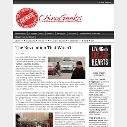 The Revolution That Wasn’t