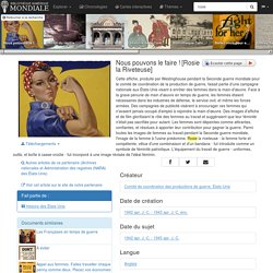 Nous pouvons le faire ! [Rosie la Riveteuse]