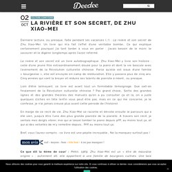 La rivière et son secret, de Zhu Xiao-Mei