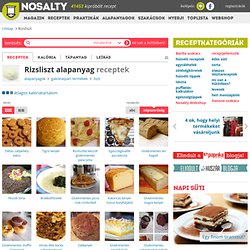 Rizsliszt