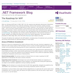 The Roadmap for WPF - .NET Blog