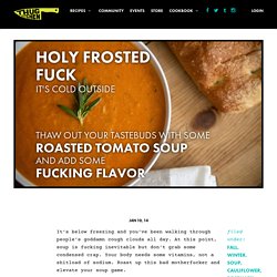 Roasted Tomato Soup - Thug Kitchen