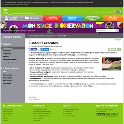 Rôle - L’autorité exécutive