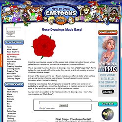 Rose Drawings Made Easy!