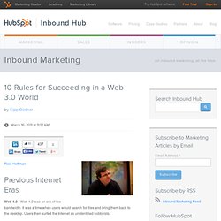 10 Rules for Succeeding in a Web 3.0 World