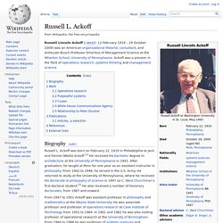 Russell L. Ackoff