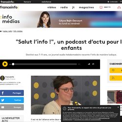7-11ans : "Salut l’info !", un podcast d’actu pour les enfants
